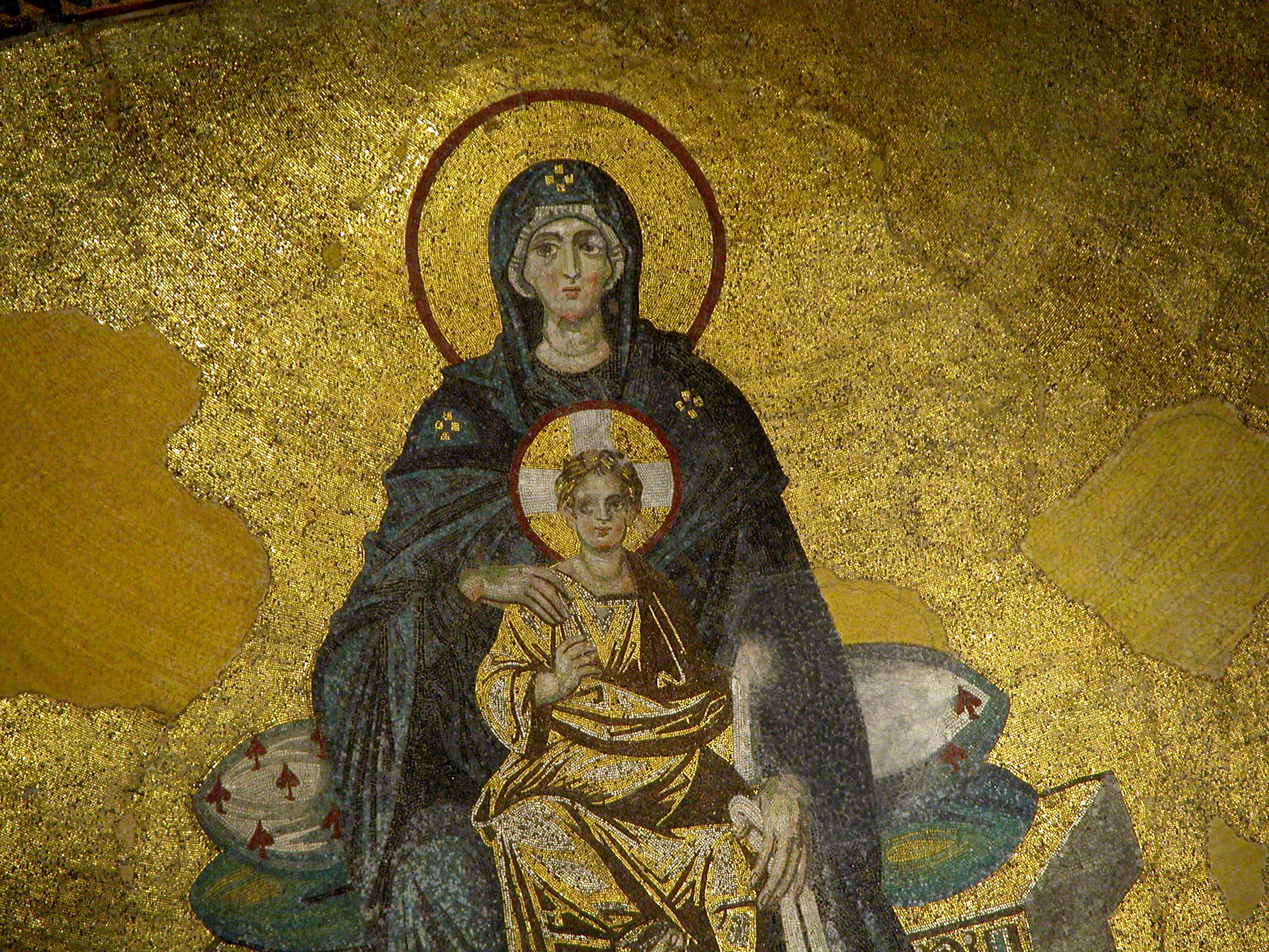 Богоматерь с младенцем София Константинопольская